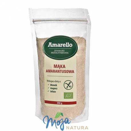 Mąka amarantusowa bezglutenowa BIO 350g AMARELLO