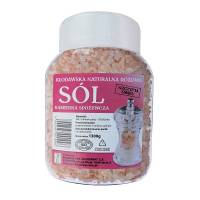 Sól kłodawska naturalna niejodowana różowa 1300g KOPALNIA SOLI KŁODAWA
