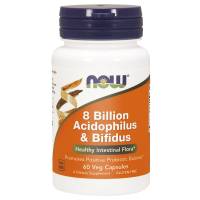 Acidophilus and Bifidus 8 Billion 60kaps NOW