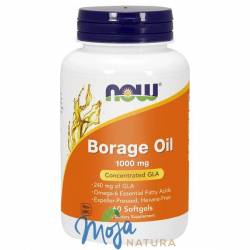 Borage Oil (Olej z ogórecznika) 60kaps NOW