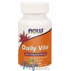 Daily Vits Vitamin 100tabl NOW