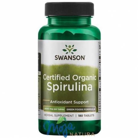 Spirulina organic 180kaps SWANSON