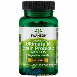 Ultimate 16 strain probiotic 60kaps SWANSON