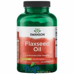 Flaxseed Oil (Olej z siemienia lnianego) 1000mg 100kaps SWANSON