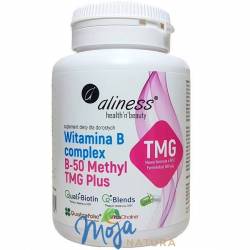 Witamina B Complex B-50 Methyl TMG PLUS 100kaps MEDICALINE